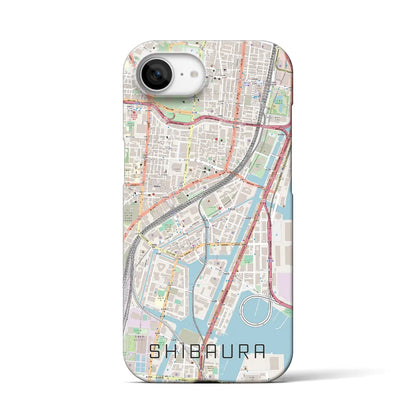 【芝浦（東京都）】地図柄iPhoneケース（バックカバータイプ）