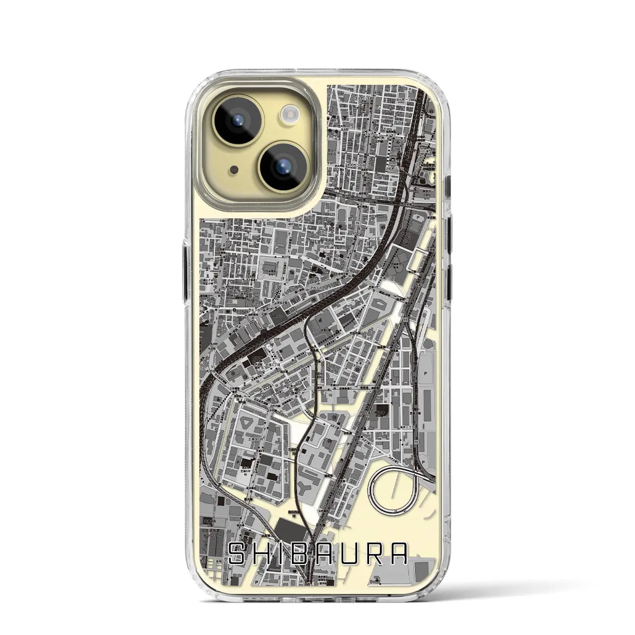 【芝浦（東京都）】地図柄iPhoneケース（MagSafeタイプ）