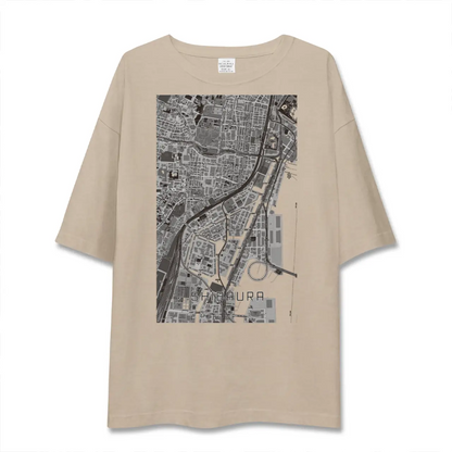 【芝浦（東京都）】地図柄ビッグシルエットTシャツ
