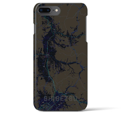 【士別（北海道）】地図柄iPhoneケース（バックカバータイプ）