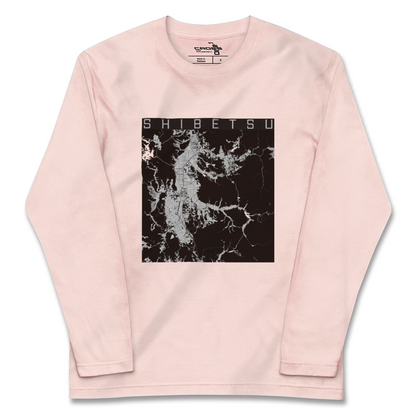 【士別（北海道）】地図柄ロングスリーブTシャツ