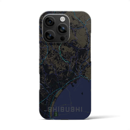 【志布志（鹿児島県）】地図柄iPhoneケース（バックカバータイプ）