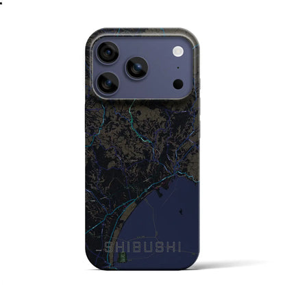 【志布志（鹿児島県）】地図柄iPhoneケース（バックカバータイプ）