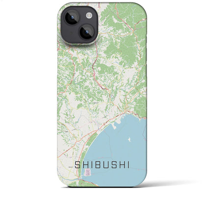 【志布志（鹿児島県）】地図柄iPhoneケース（バックカバータイプ）