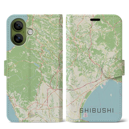 【志布志（鹿児島県）】地図柄iPhoneケース（手帳タイプ）