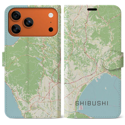 【志布志（鹿児島県）】地図柄iPhoneケース（手帳タイプ）