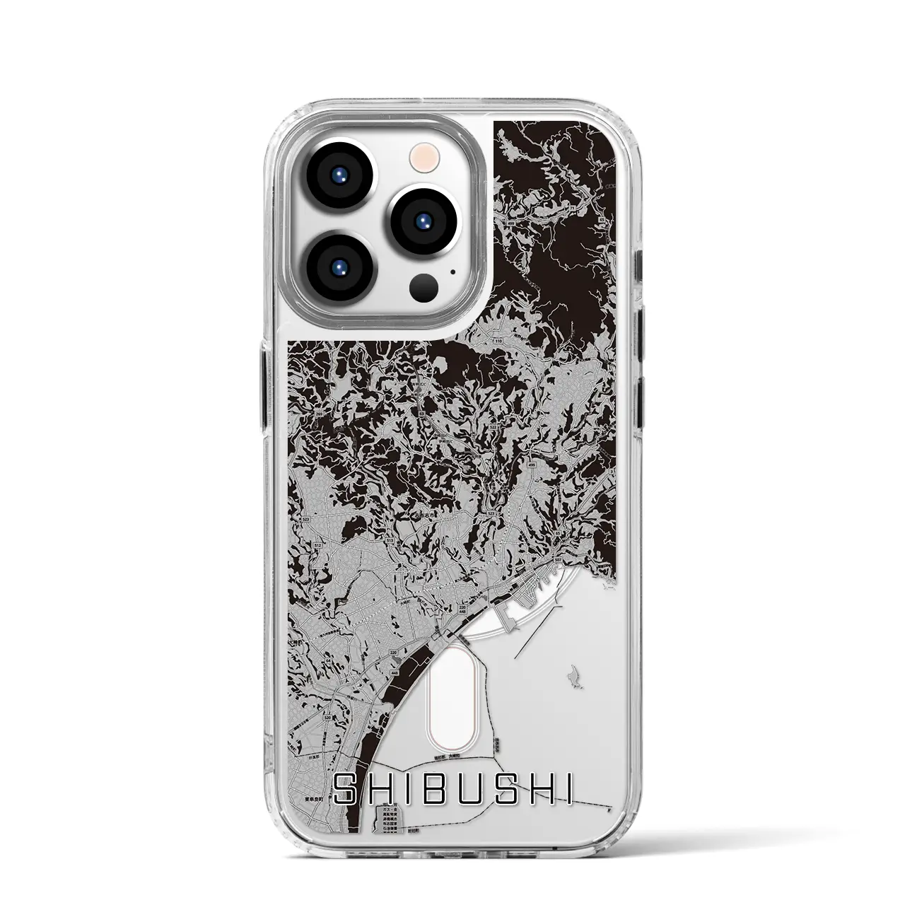 【志布志（鹿児島県）】地図柄iPhoneケース（MagSafeタイプ）