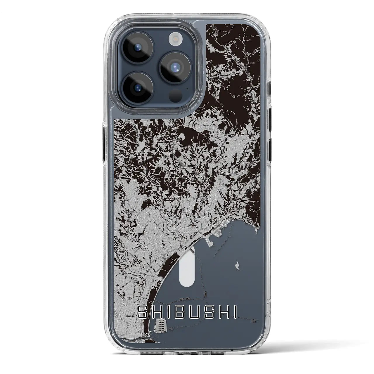 【志布志（鹿児島県）】地図柄iPhoneケース（MagSafeタイプ）