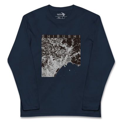 【志布志（鹿児島県）】地図柄ロングスリーブTシャツ