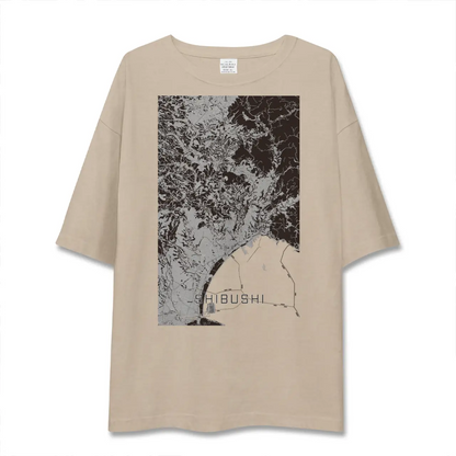 【志布志（鹿児島県）】地図柄ビッグシルエットTシャツ