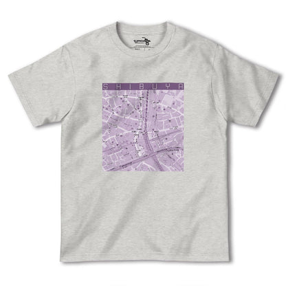 【渋谷カラー】地図柄ヘビーウェイトTシャツ