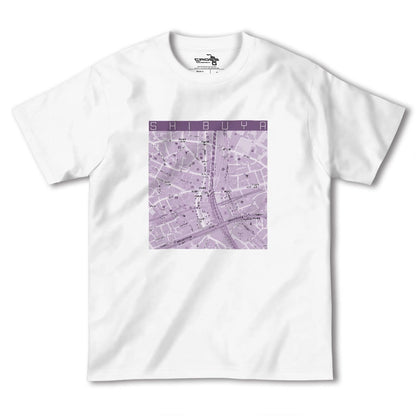 【渋谷カラー】地図柄ヘビーウェイトTシャツ