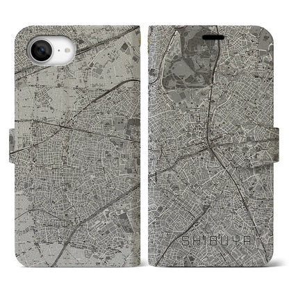 【渋谷（東京都）】地図柄iPhoneケース（手帳タイプ）