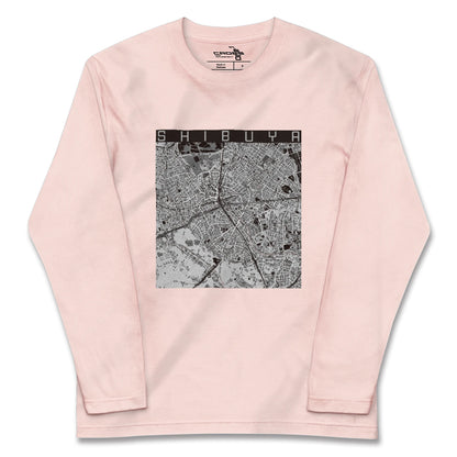 【渋谷（東京都）】地図柄ロングスリーブTシャツ