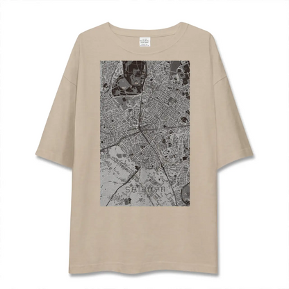 【渋谷（東京都）】地図柄ビッグシルエットTシャツ