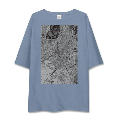 【渋谷（東京都）】地図柄ビッグシルエットTシャツ