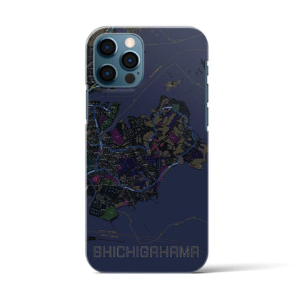 【七ヶ浜（宮城県）】地図柄iPhoneケース（バックカバータイプ）