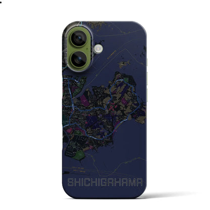 【七ヶ浜（宮城県）】地図柄iPhoneケース（バックカバータイプ）