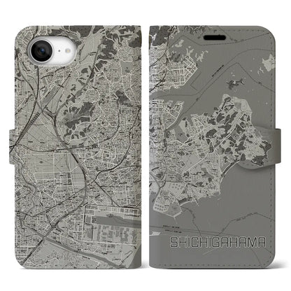 【七ヶ浜（宮城県）】地図柄iPhoneケース（手帳タイプ）