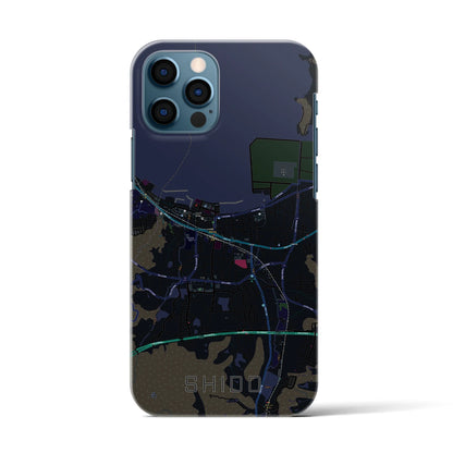 【志度（香川県）】地図柄iPhoneケース（バックカバータイプ）