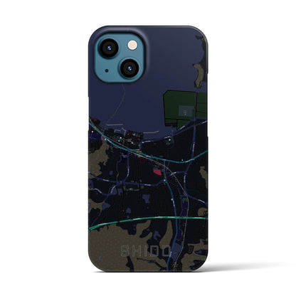 【志度（香川県）】地図柄iPhoneケース（バックカバータイプ）