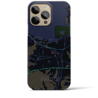 【志度（香川県）】地図柄iPhoneケース（バックカバータイプ）