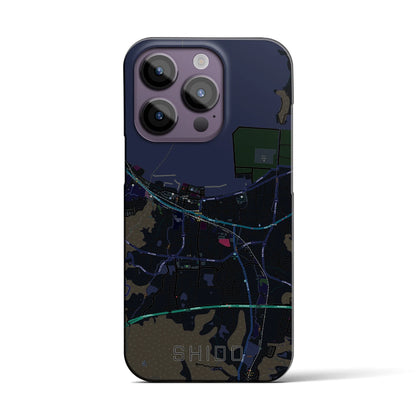 【志度（香川県）】地図柄iPhoneケース（バックカバータイプ）