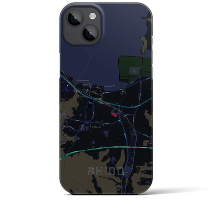 【志度（香川県）】地図柄iPhoneケース（バックカバータイプ）