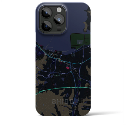 【志度（香川県）】地図柄iPhoneケース（バックカバータイプ）