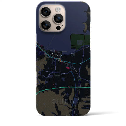 【志度（香川県）】地図柄iPhoneケース（バックカバータイプ）