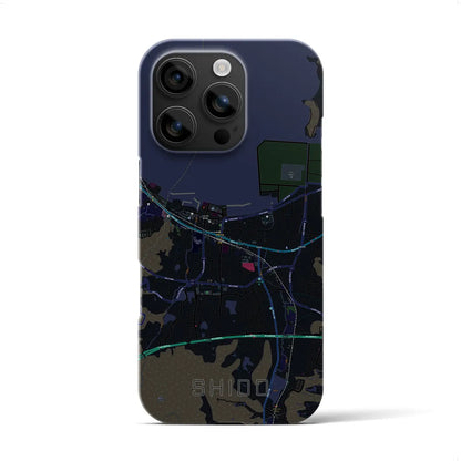 【志度（香川県）】地図柄iPhoneケース（バックカバータイプ）