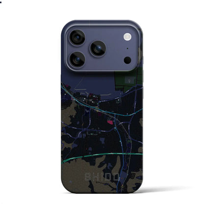 【志度（香川県）】地図柄iPhoneケース（バックカバータイプ）