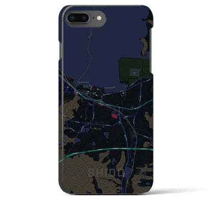 【志度（香川県）】地図柄iPhoneケース（バックカバータイプ）