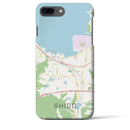 【志度（香川県）】地図柄iPhoneケース（バックカバータイプ）