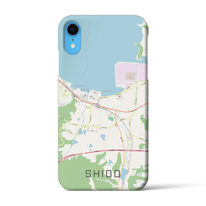 【志度（香川県）】地図柄iPhoneケース（バックカバータイプ）