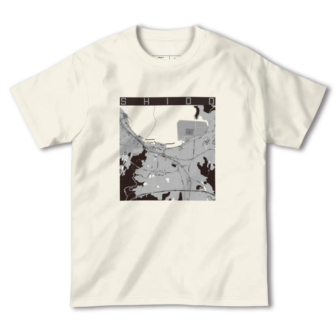 【志度(香川県)】地図柄ヘビーウェイトTシャツ