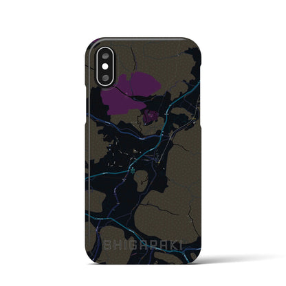 【信楽（滋賀県）】地図柄iPhoneケース（バックカバータイプ）