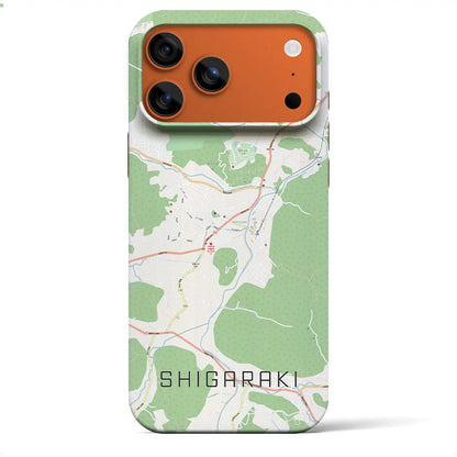 【信楽（滋賀県）】地図柄iPhoneケース（バックカバータイプ）