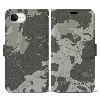 【信楽（滋賀県）】地図柄iPhoneケース（手帳タイプ）