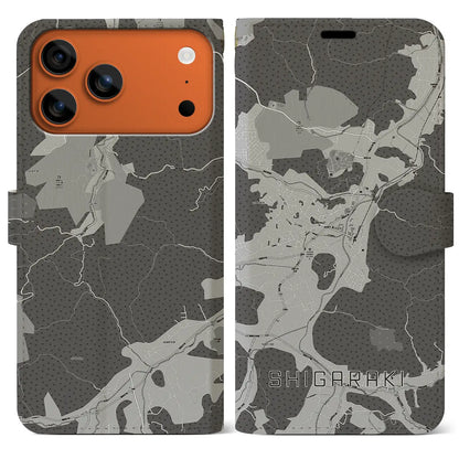 【信楽（滋賀県）】地図柄iPhoneケース（手帳タイプ）