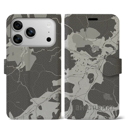 【信楽（滋賀県）】地図柄iPhoneケース（手帳タイプ）