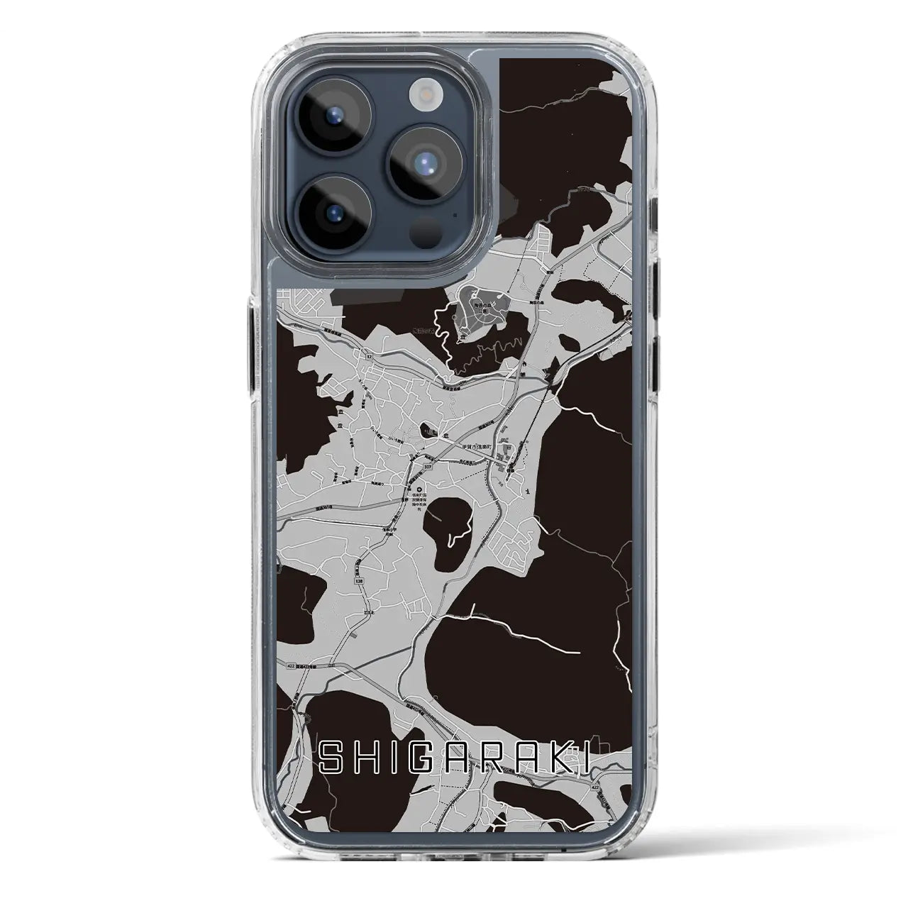 【信楽（滋賀県）】地図柄iPhoneケース（MagSafeタイプ）