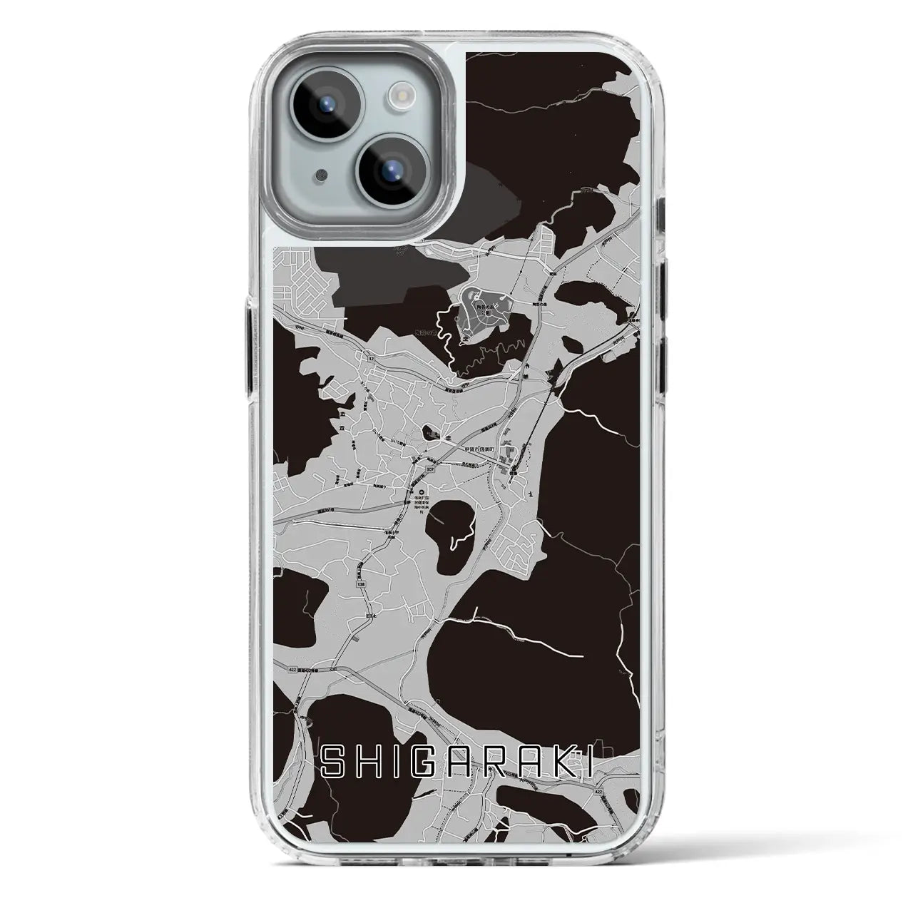 【信楽（滋賀県）】地図柄iPhoneケース（MagSafeタイプ）