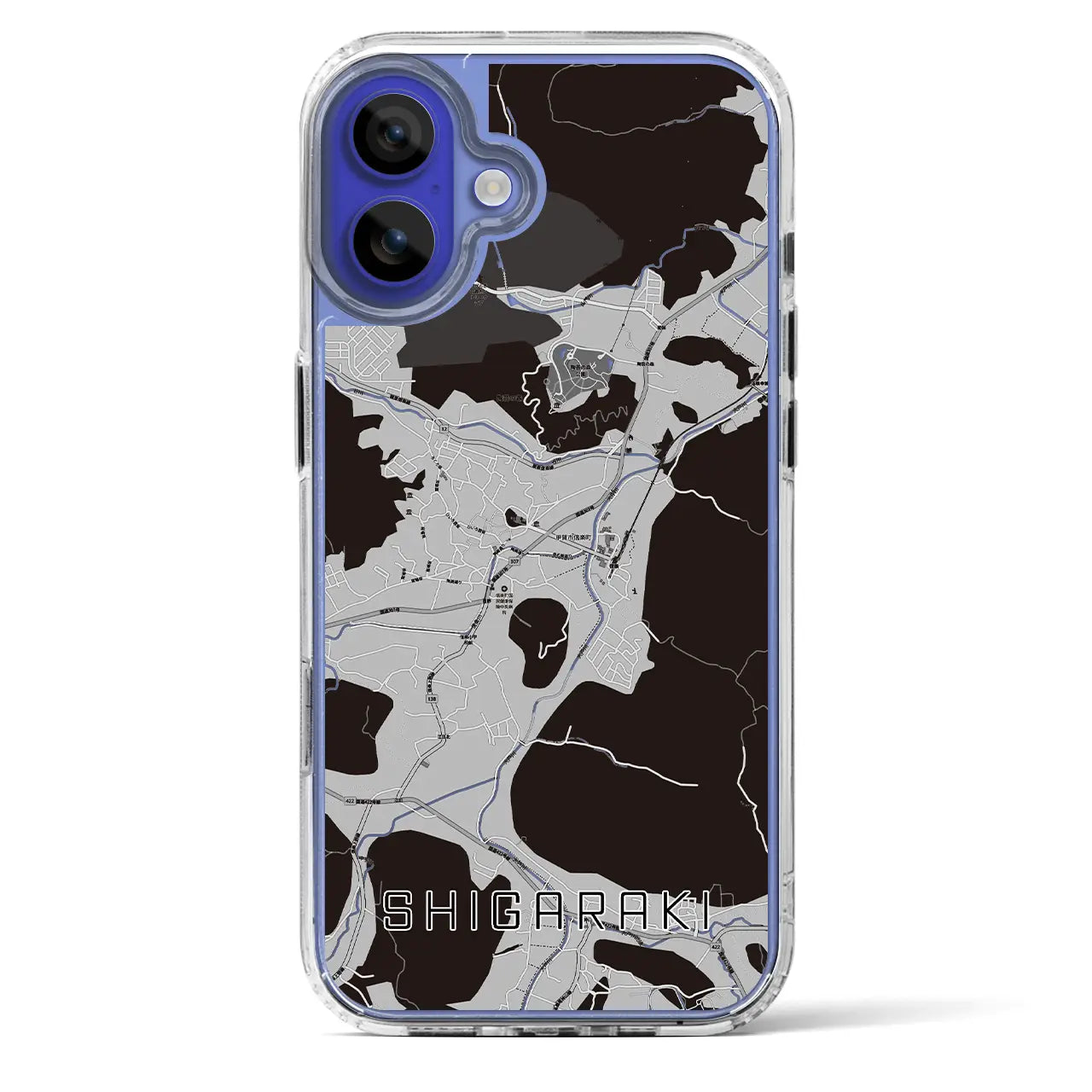 【信楽（滋賀県）】地図柄iPhoneケース（MagSafeタイプ）