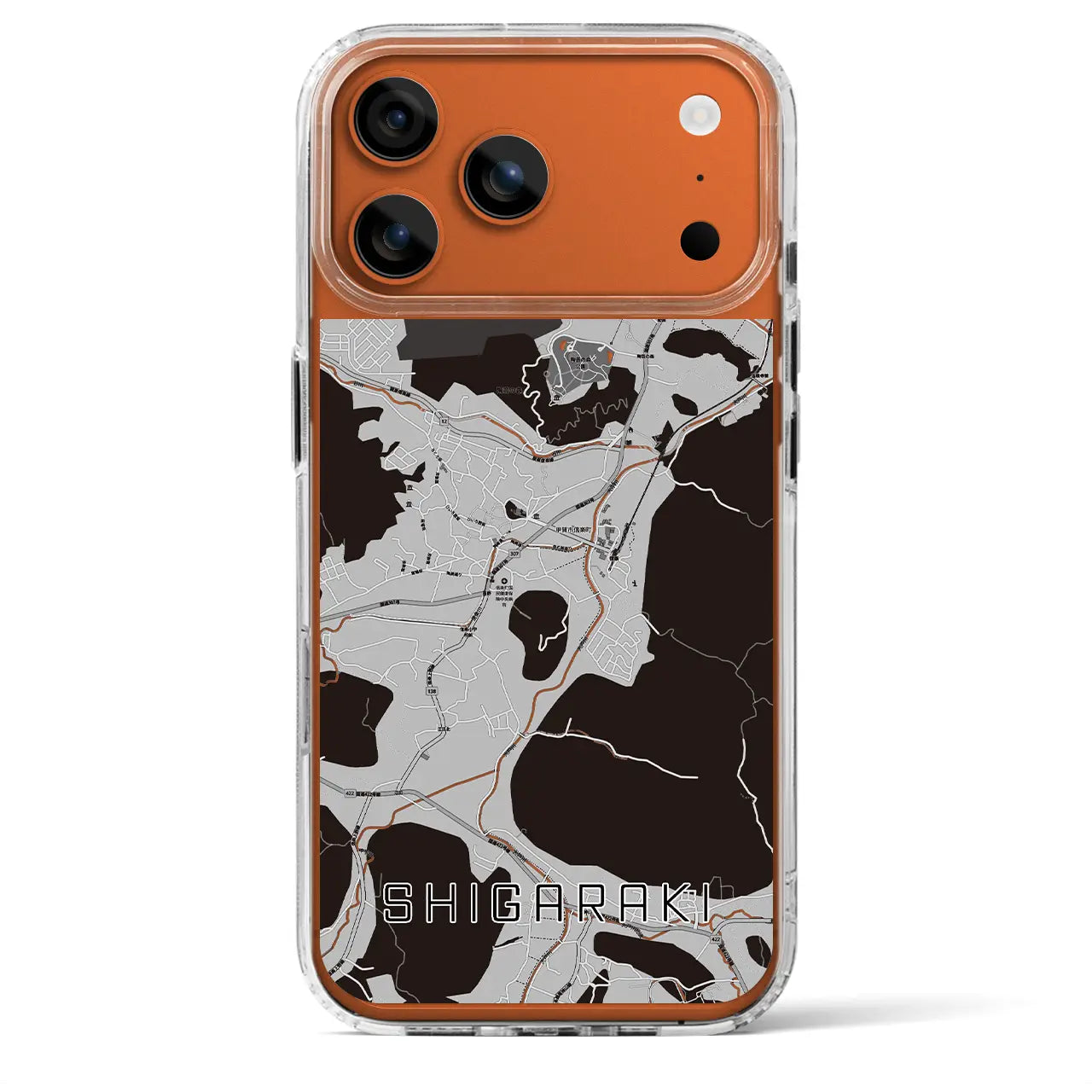 【信楽（滋賀県）】地図柄iPhoneケース（MagSafeタイプ）