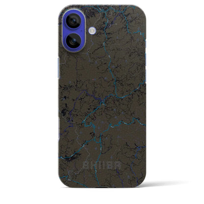 【椎葉（宮崎県）】地図柄iPhoneケース（バックカバータイプ）