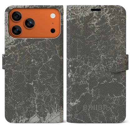 【椎葉（宮崎県）】地図柄iPhoneケース（手帳タイプ）