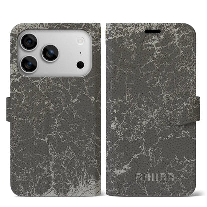 【椎葉（宮崎県）】地図柄iPhoneケース（手帳タイプ）