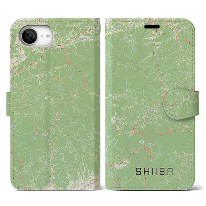 【椎葉（宮崎県）】地図柄iPhoneケース（手帳タイプ）