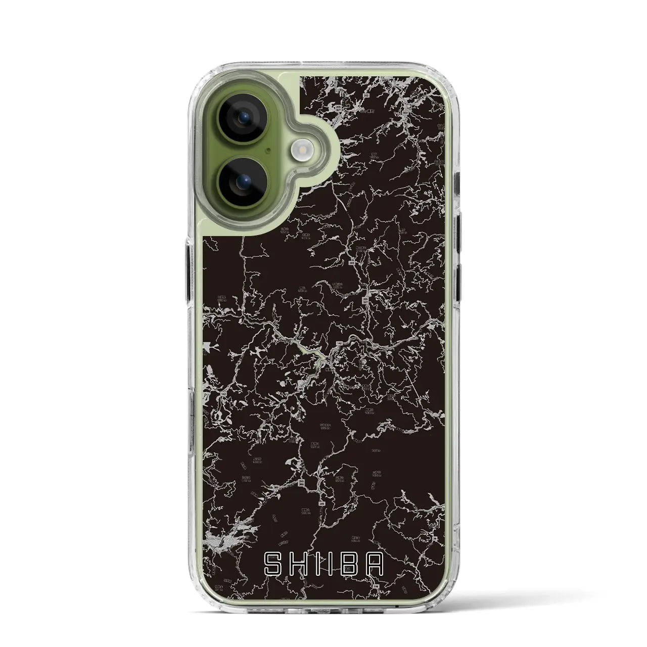 【椎葉（宮崎県）】地図柄iPhoneケース（MagSafeタイプ）